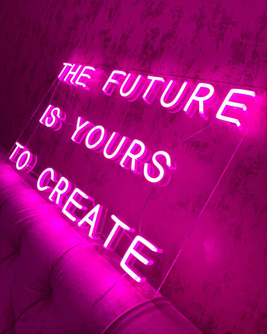 LED neon užrašas "FUTURE"