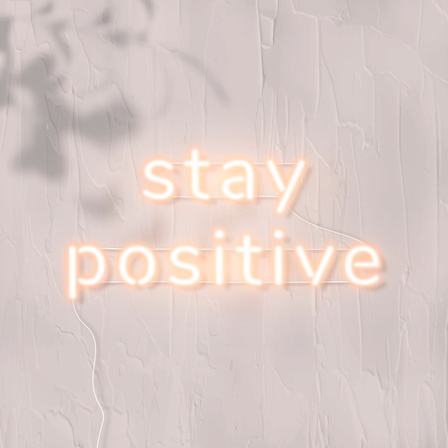 NEON LED užrašas "STAY POSITIVE"