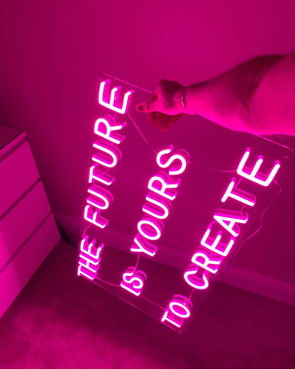 LED neon užrašas "FUTURE"