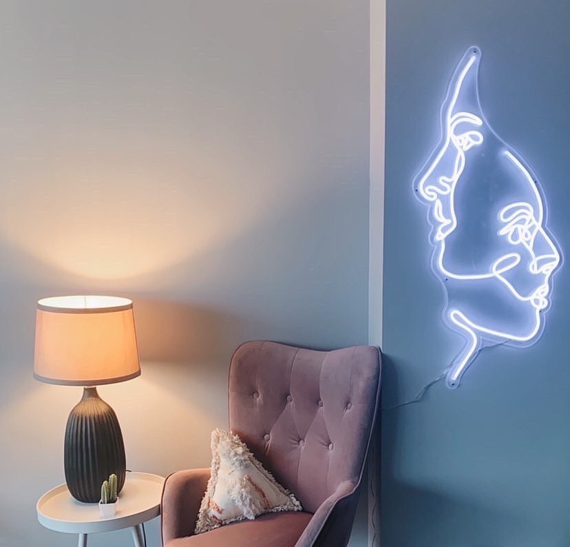 Neon led užrašas "Dvyniai"