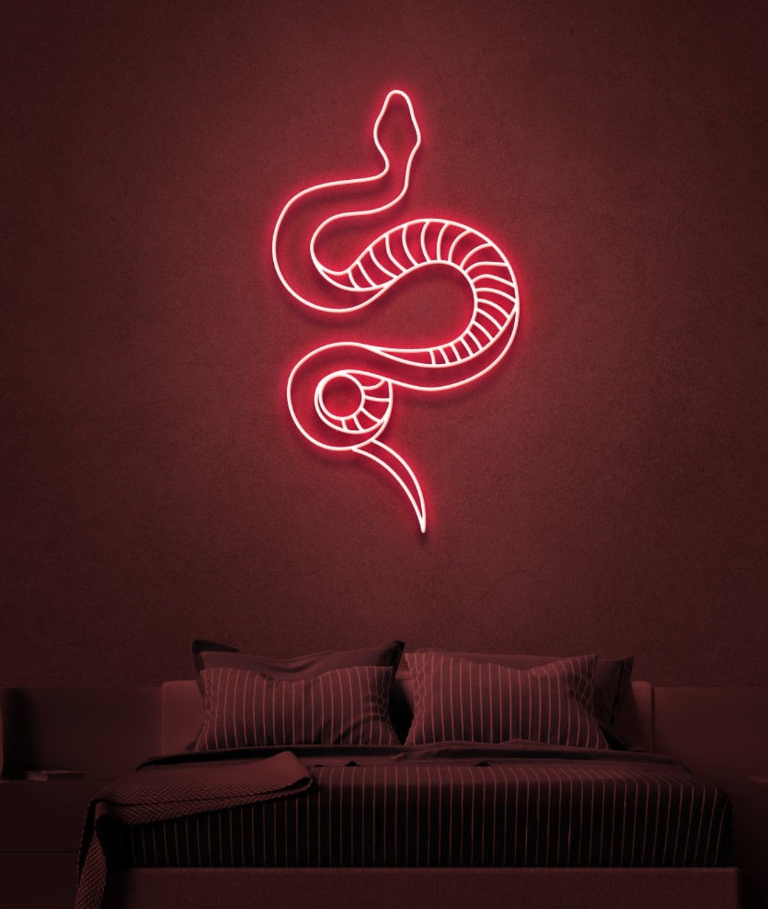 LED neon ženklas "gyvatė"