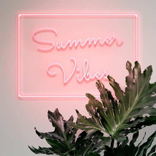 NEON LED užrašas "Summer Vibes"