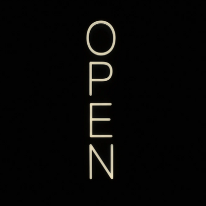 Neon LED iškaba "OPEN"